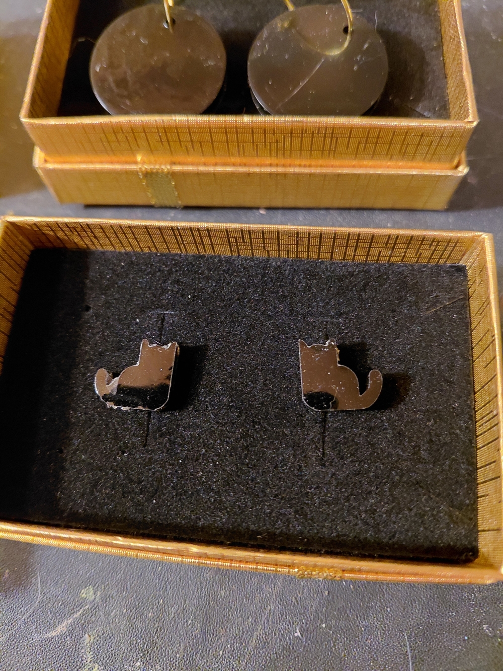 Unbranded Black Cat Silhouette Earrings for Pets & Cat Lovers
